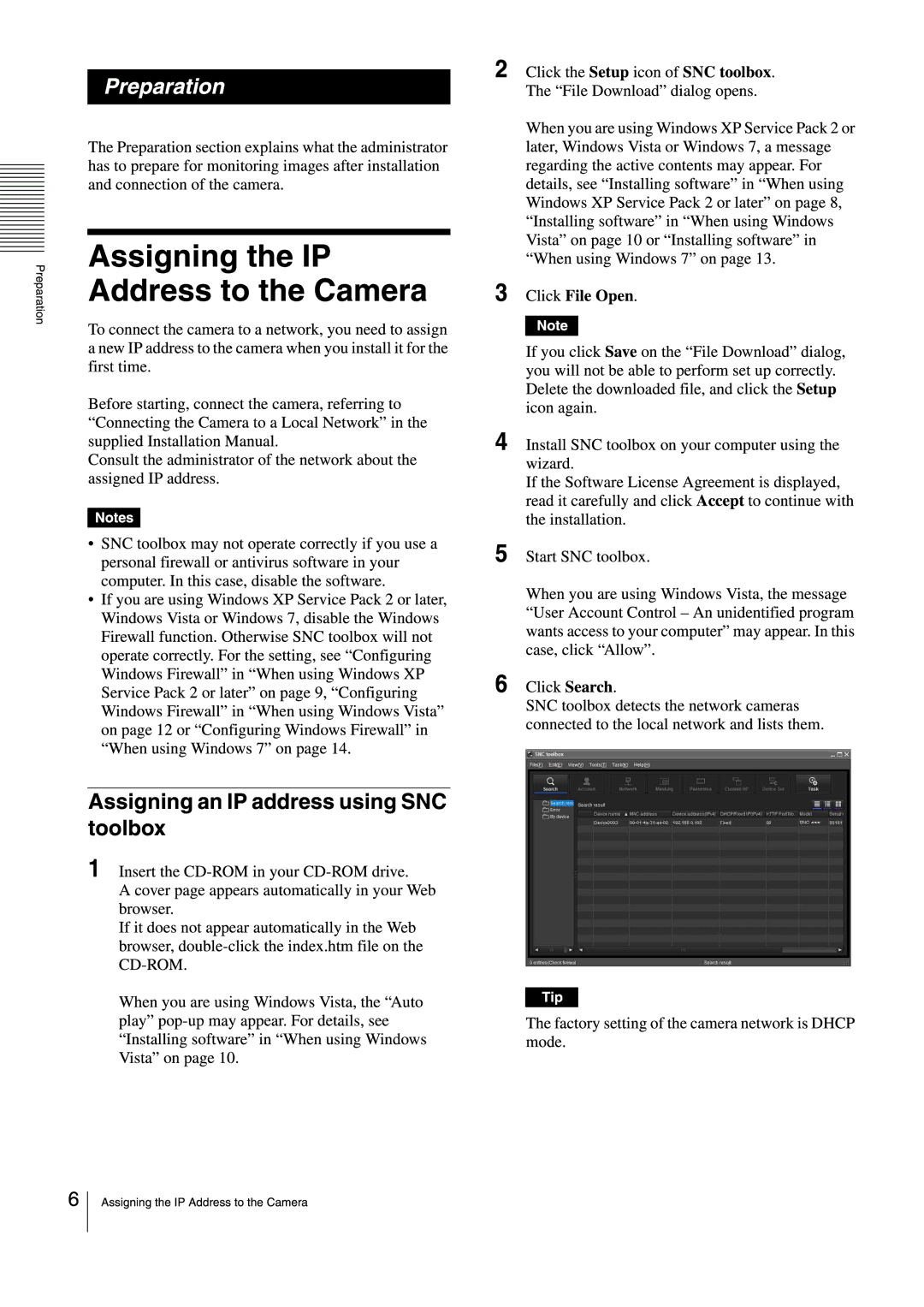 Sony SNCEB520 manual 