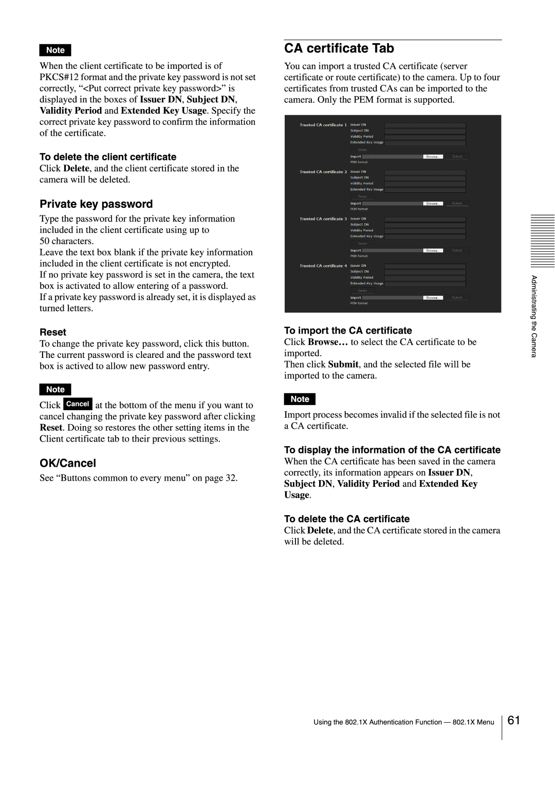Sony SNCEB520 manual 