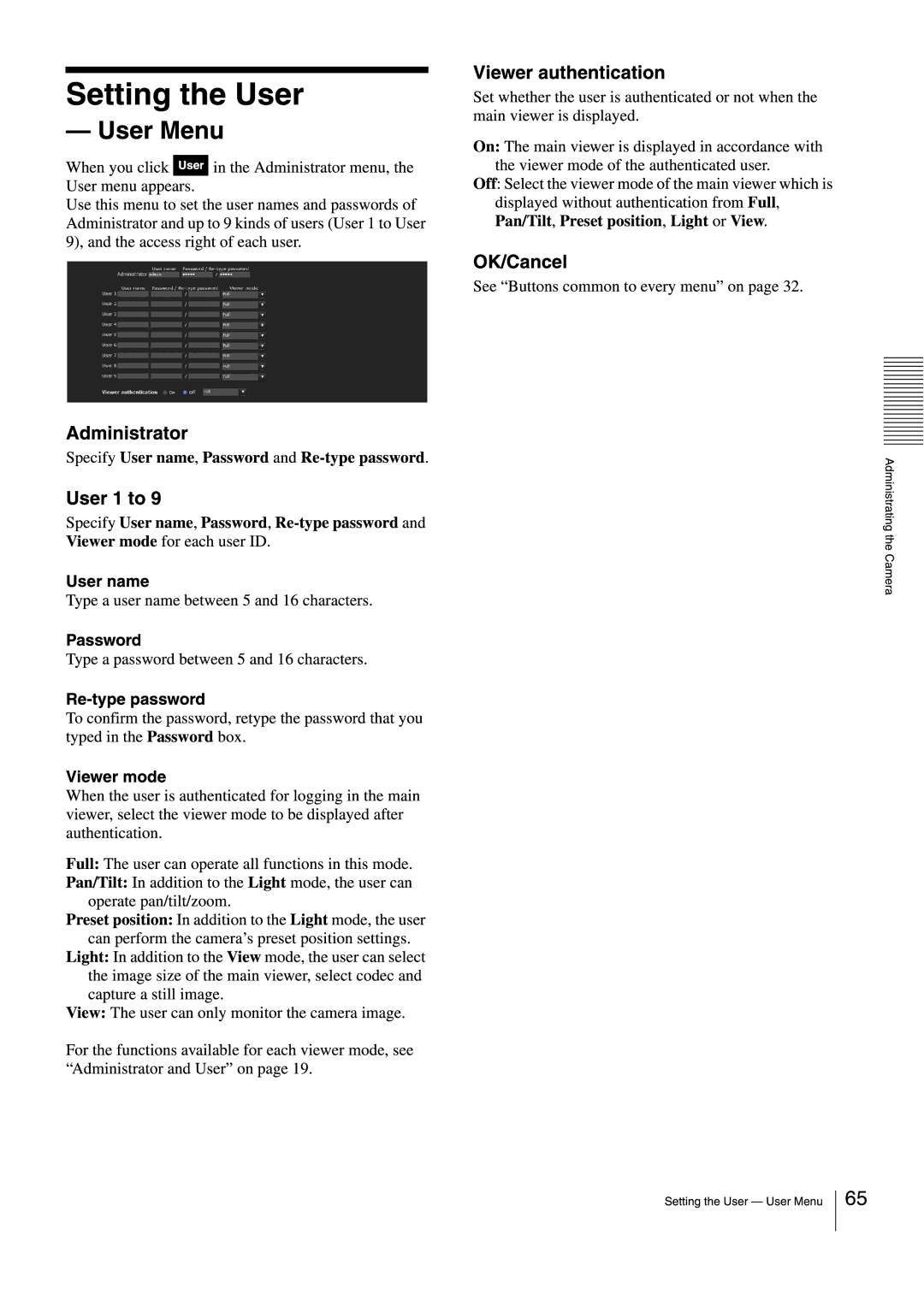 Sony SNCEB520 manual 