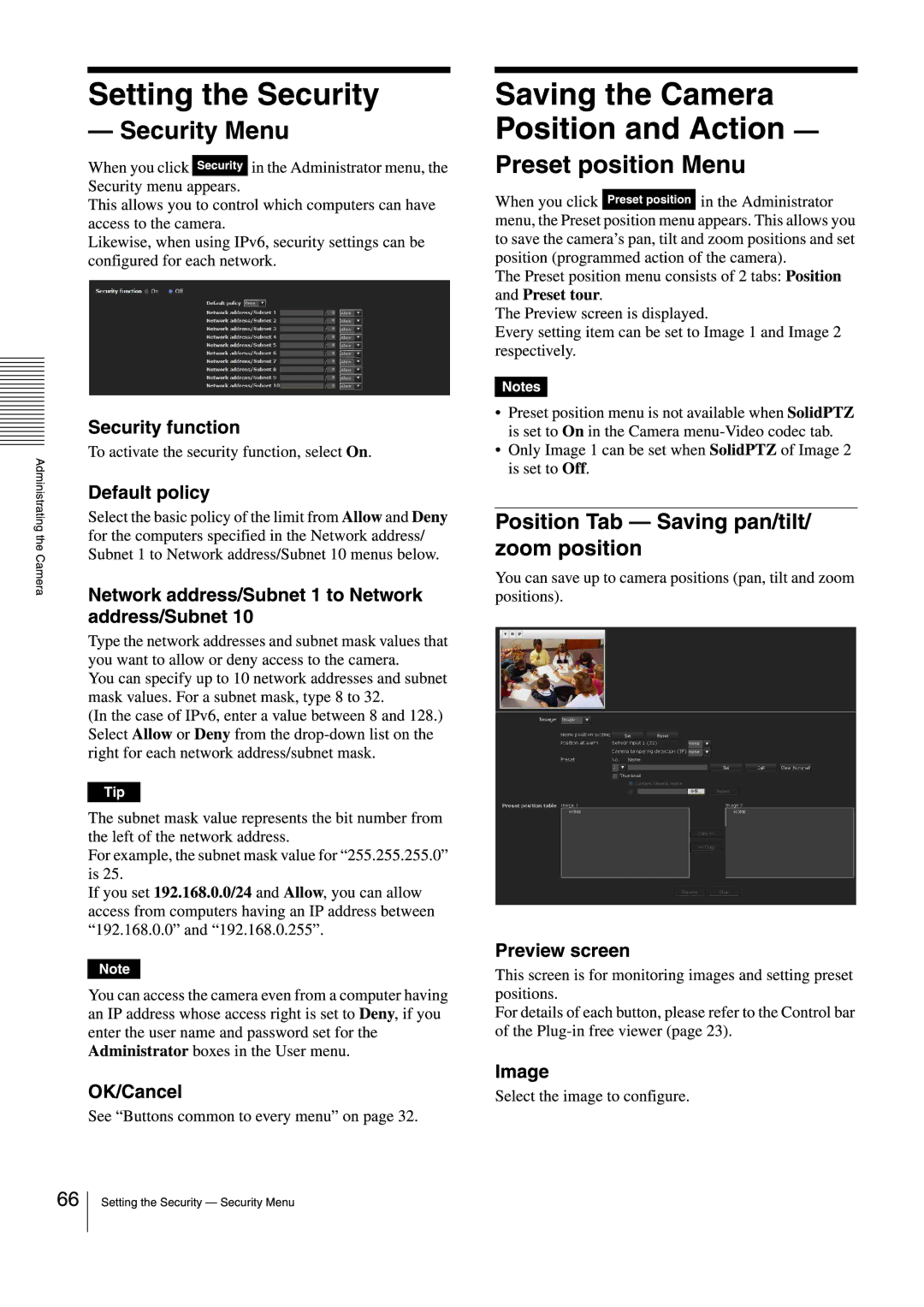 Sony SNCEB520 manual 