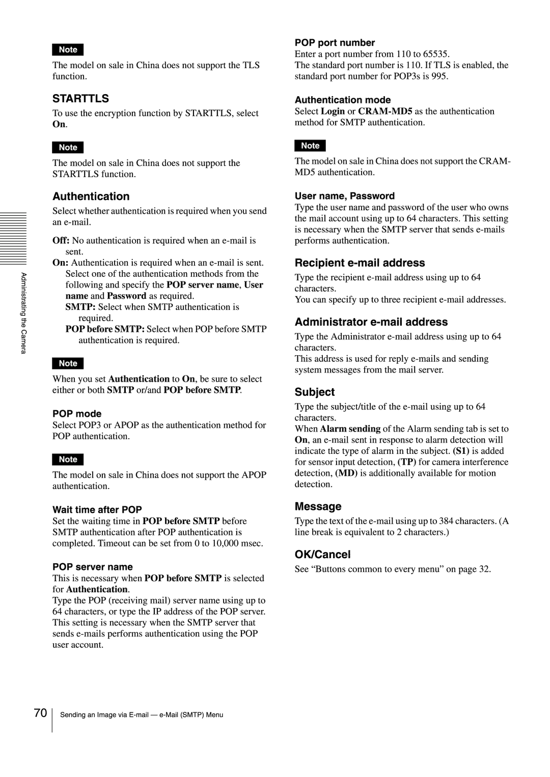 Sony SNCEB520 manual 