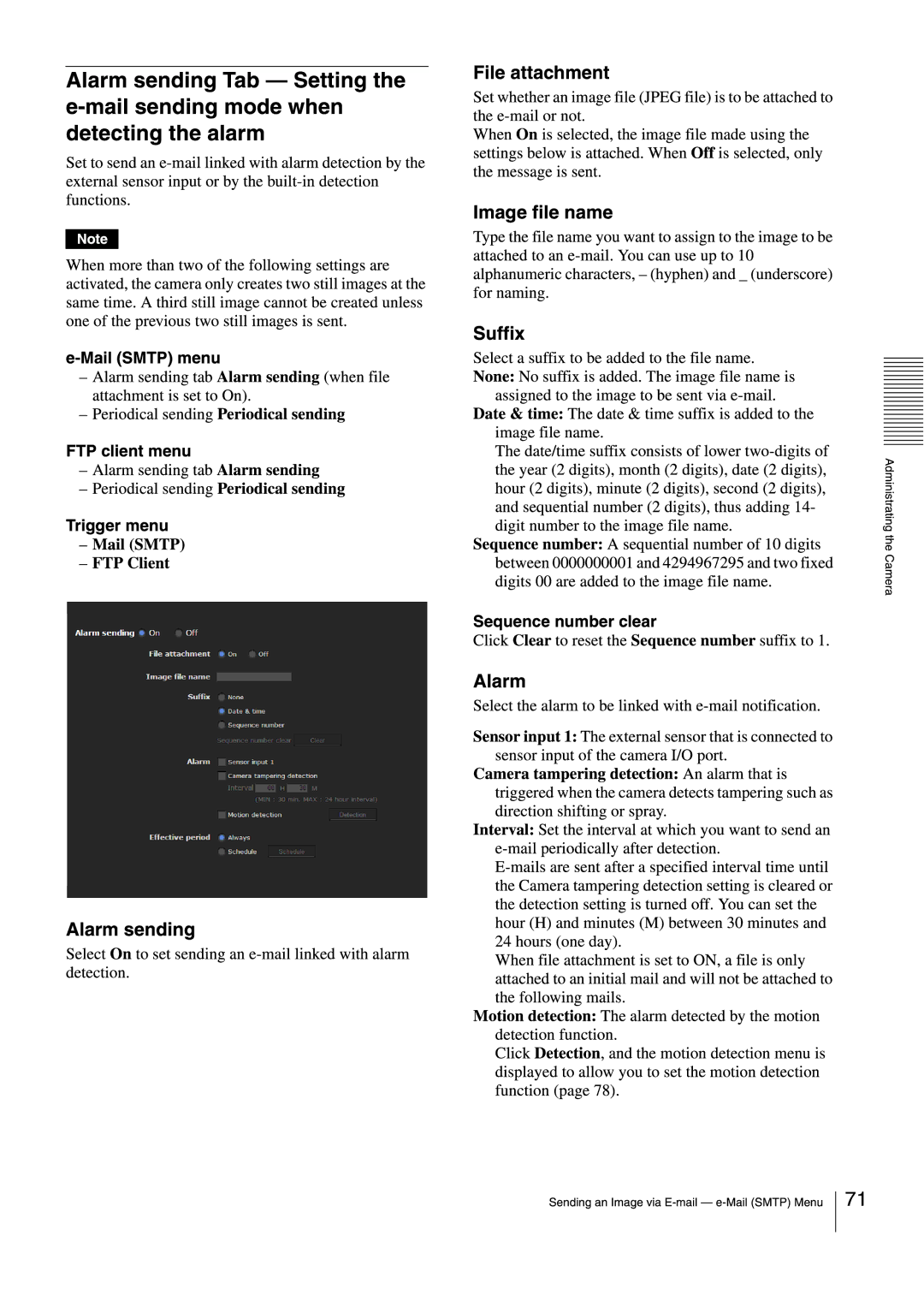 Sony SNCEB520 manual 