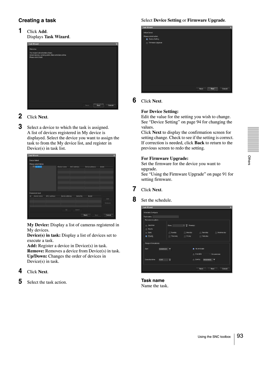 Sony SNCEB520 manual 