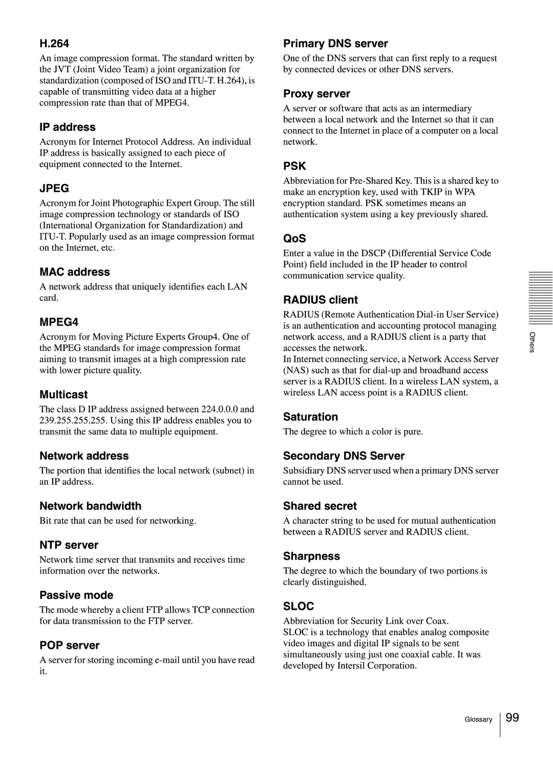 Sony SNCEB520 manual 