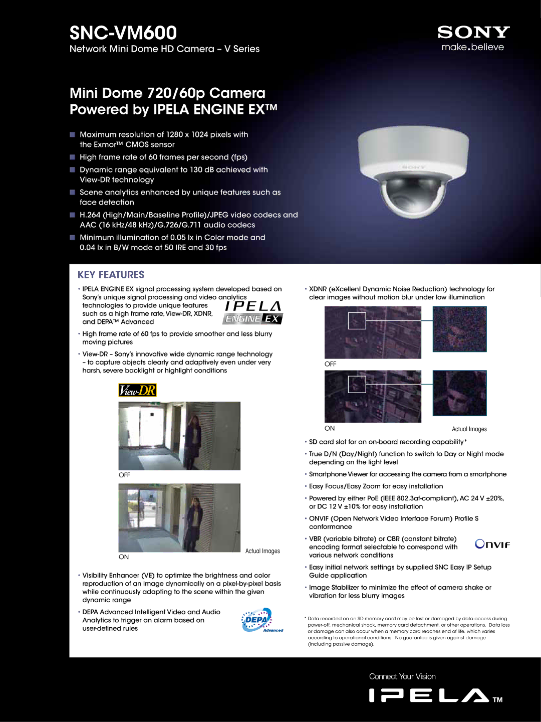 Sony SNCVM600 manual 
