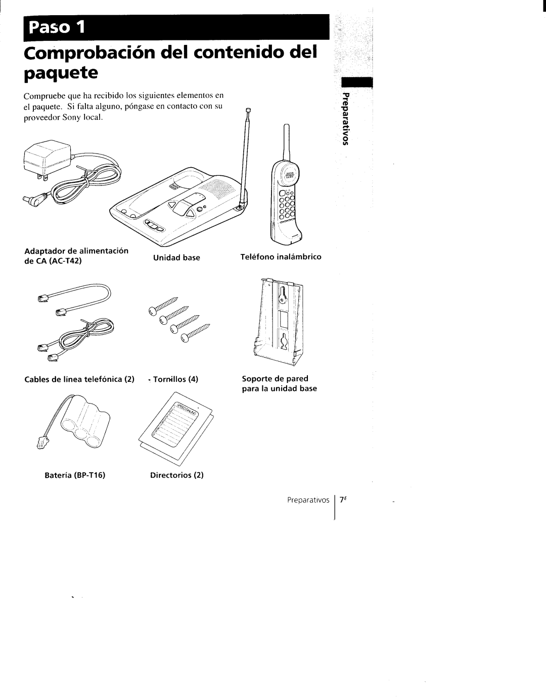 Sony SPP-AQ500 manual 