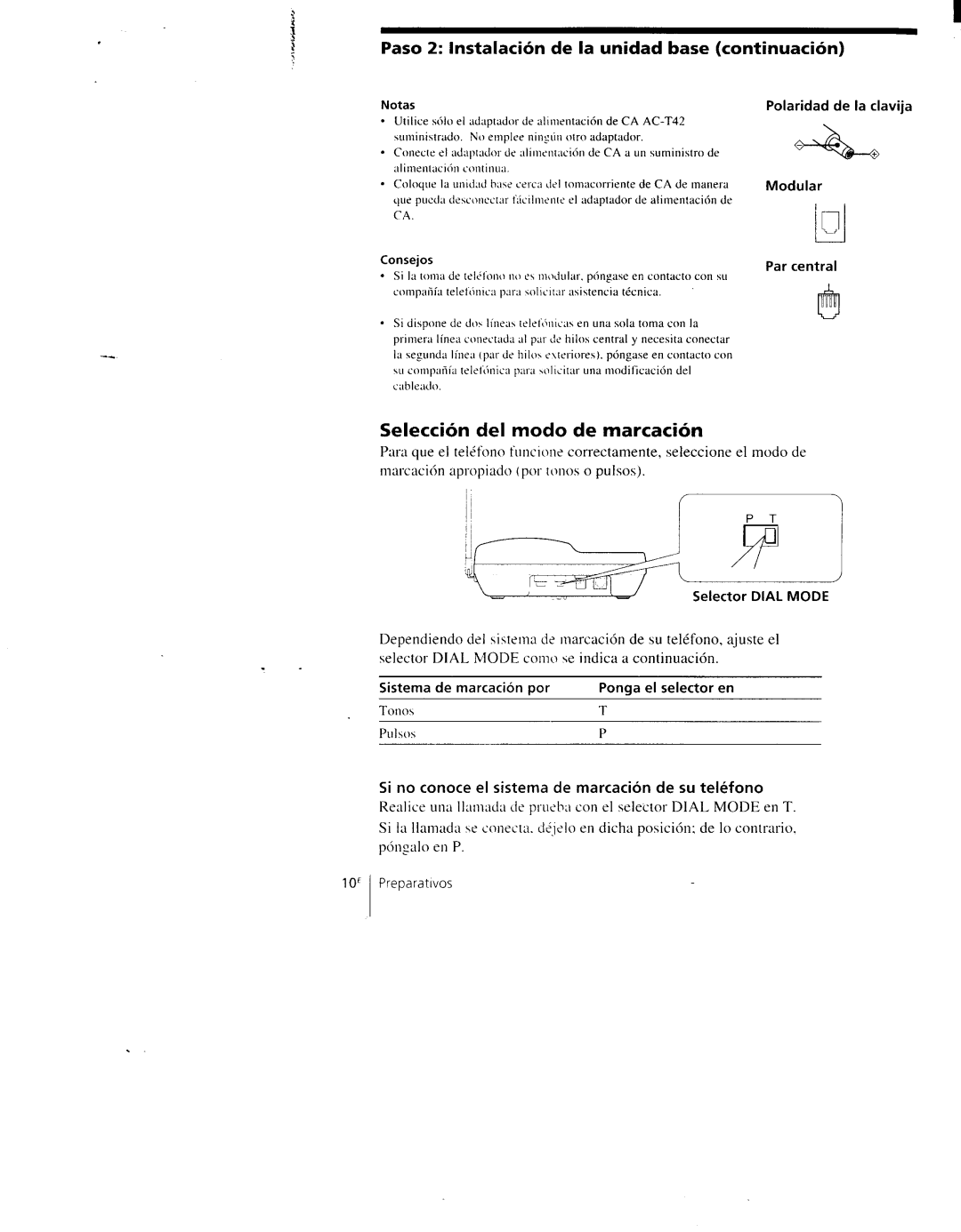 Sony SPP-AQ500 manual 