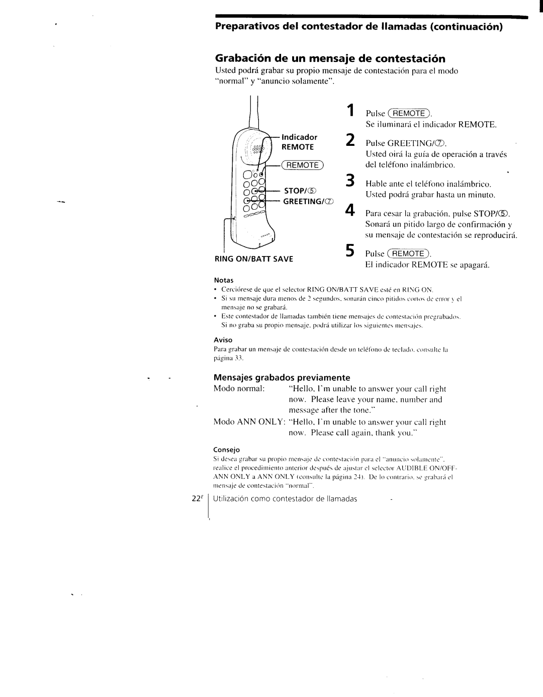 Sony SPP-AQ500 manual 