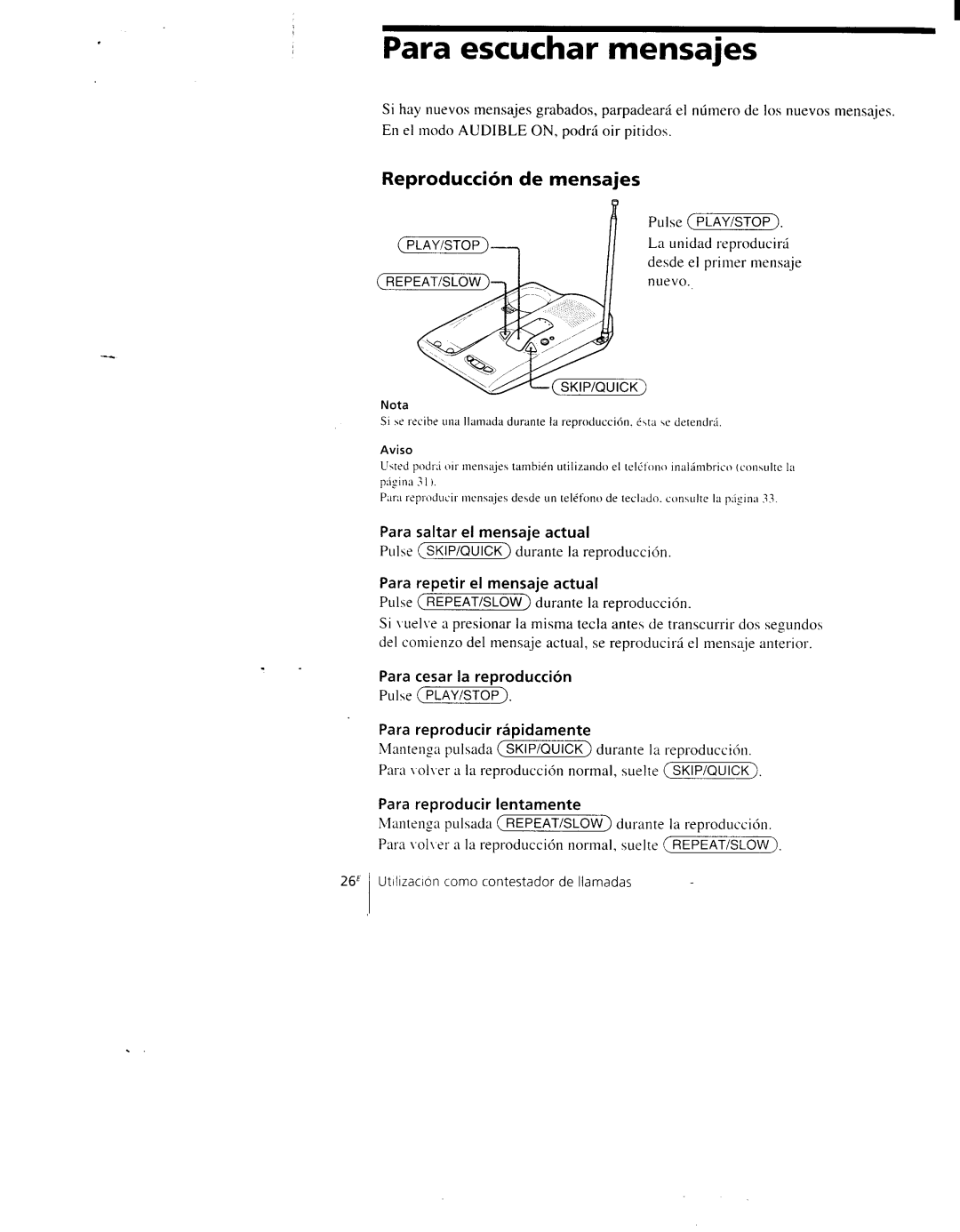 Sony SPP-AQ500 manual 