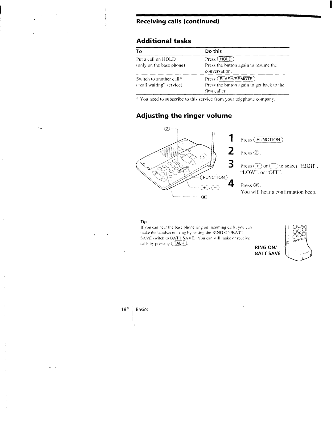 Sony SPP-AQ600 manual 