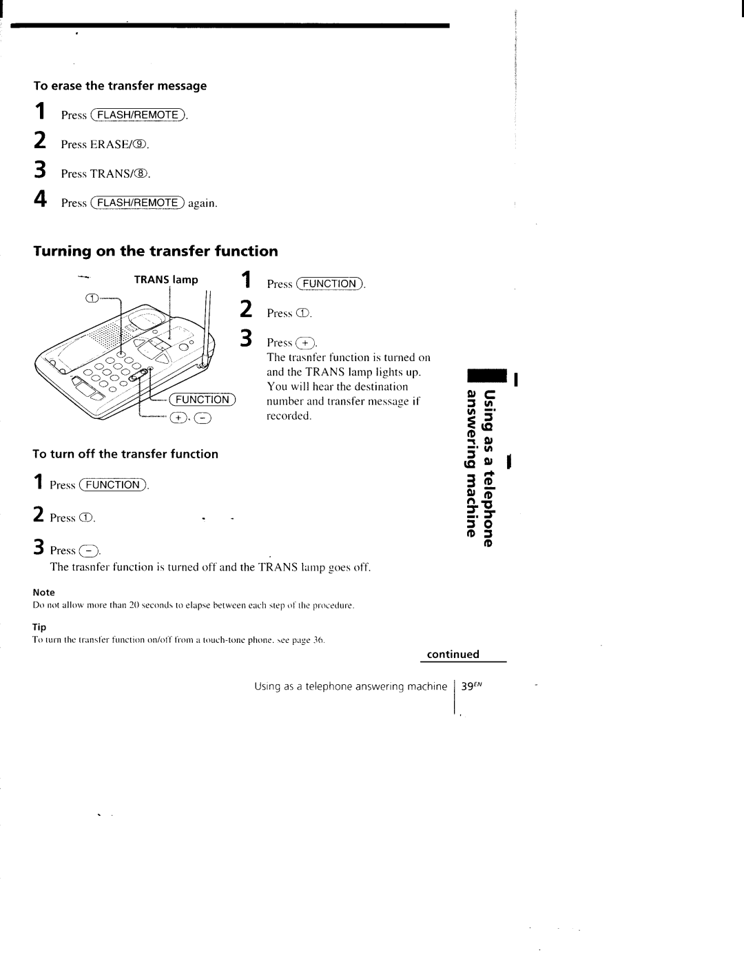 Sony SPP-AQ600 manual 