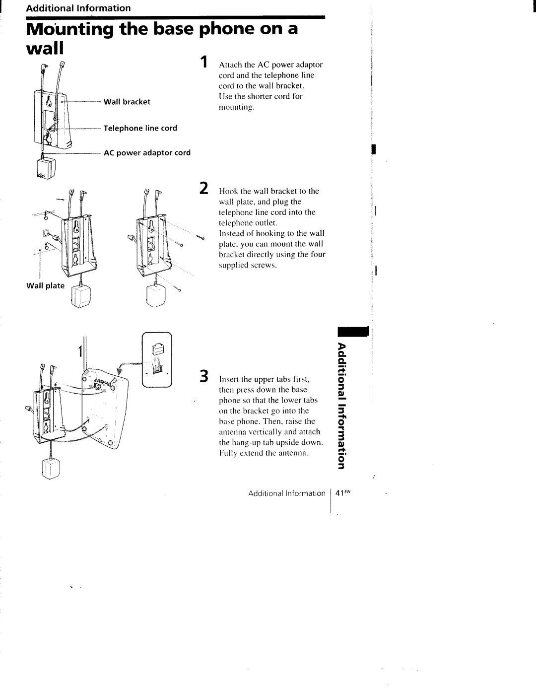 Sony SPP-AQ600 manual 