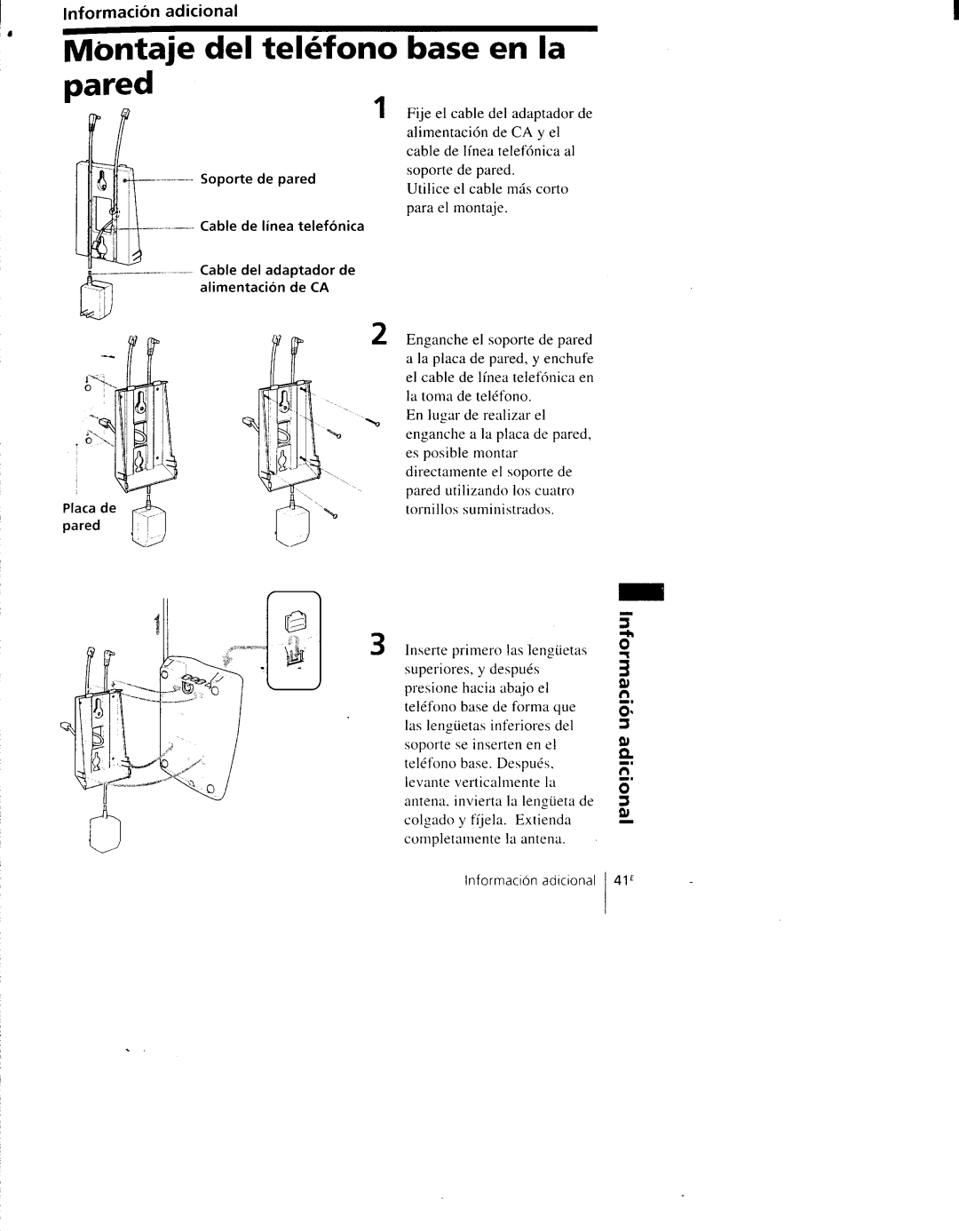 Sony SPP-AQ600 manual 