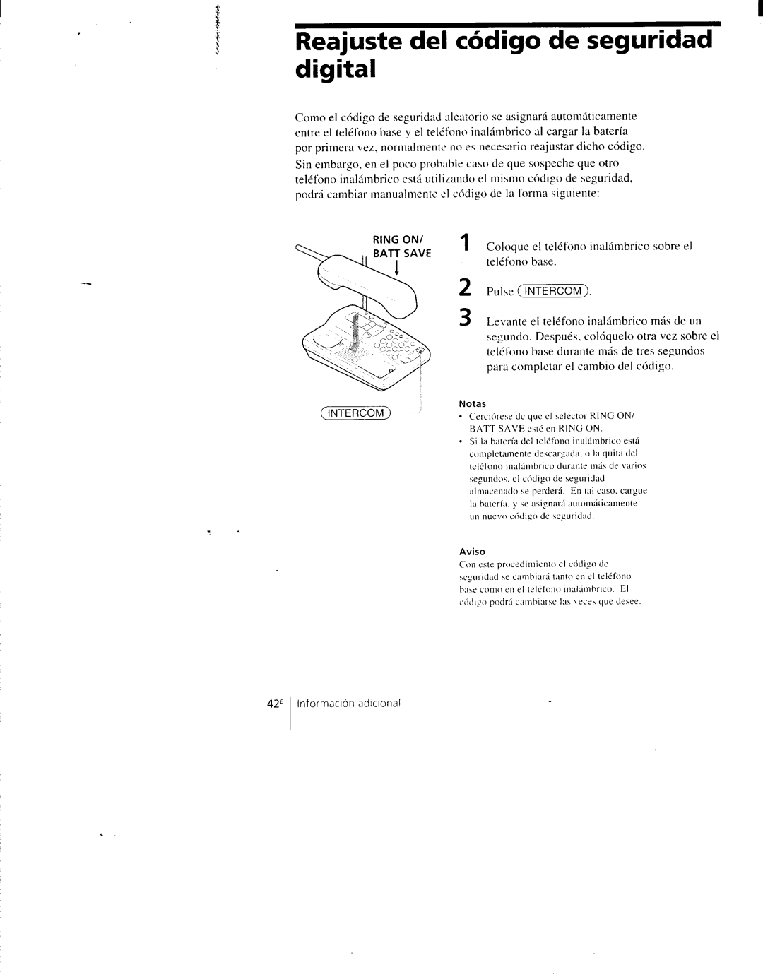 Sony SPP-AQ600 manual 