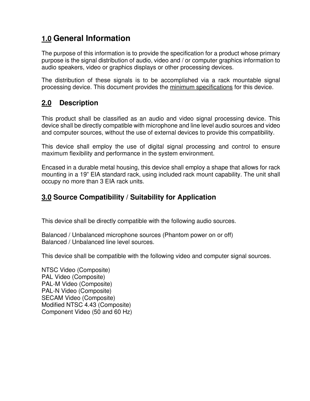 Sony SRP-X500P specifications Description, Source Compatibility / Suitability for Application 