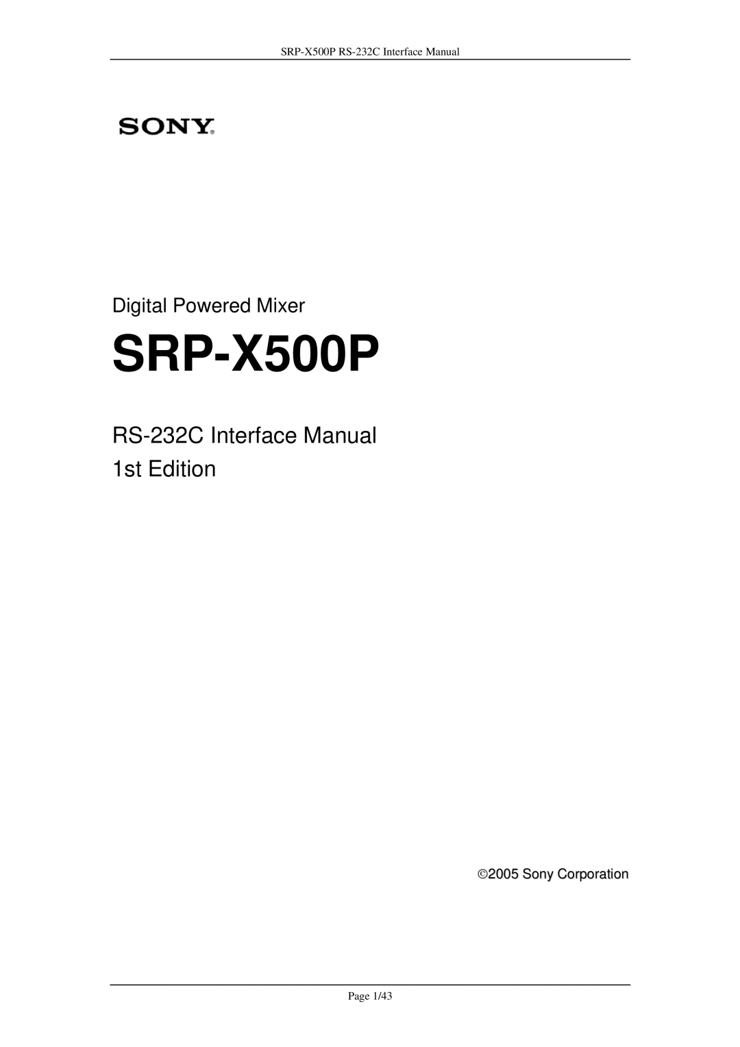 Sony SRP-X500P manual 