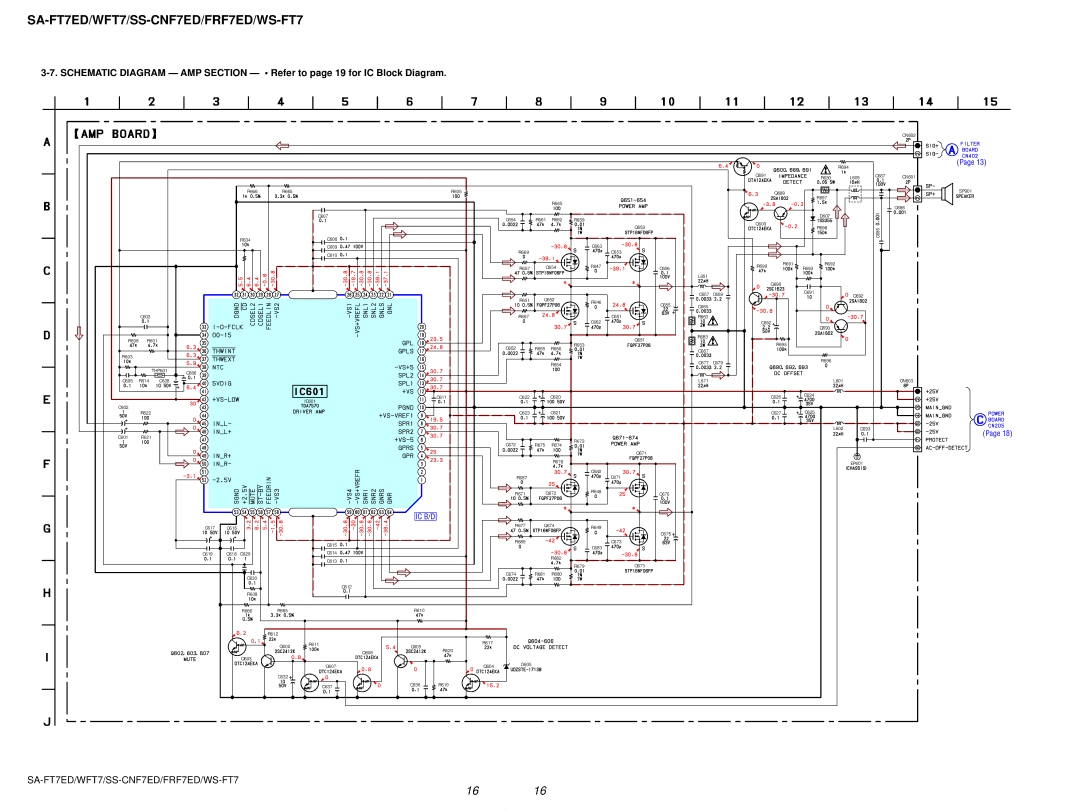 Sony SS-FRF7ED, SA-WFT7 service manual Ic B/D 