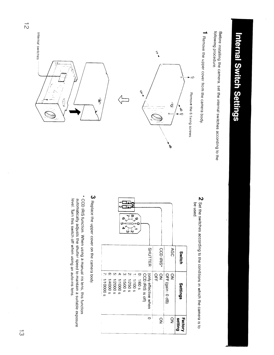 Sony SSC-M354 manual 