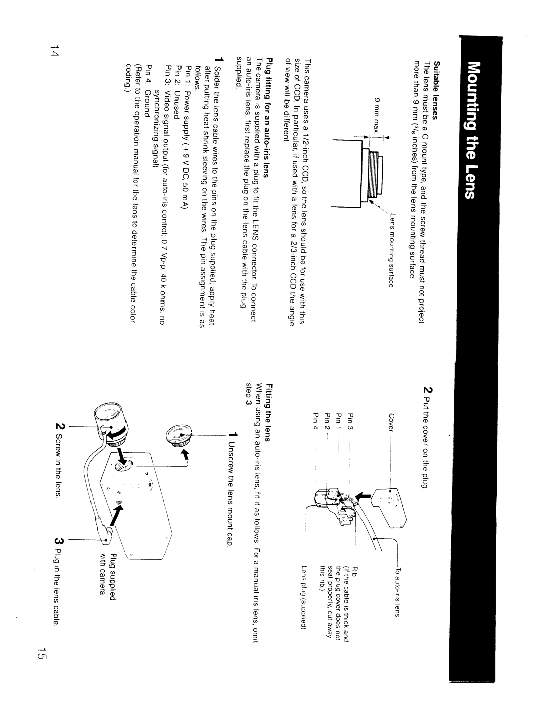 Sony SSC-M354 manual 