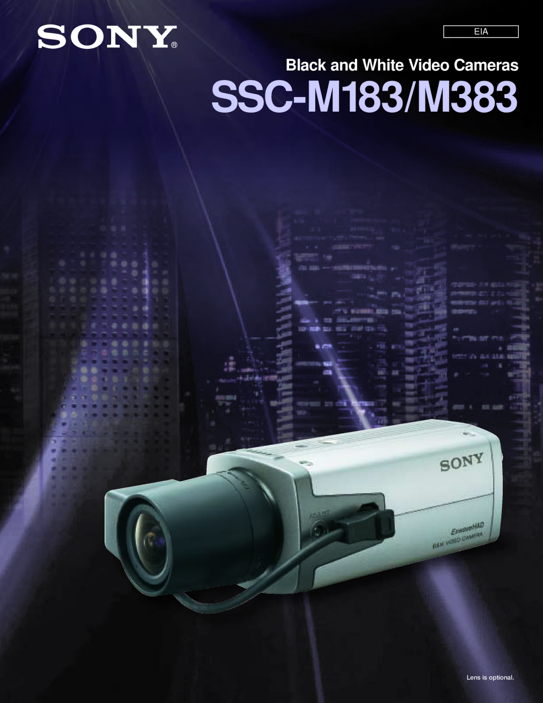 Sony Ssc-M383 manual SSC-M183/M383 