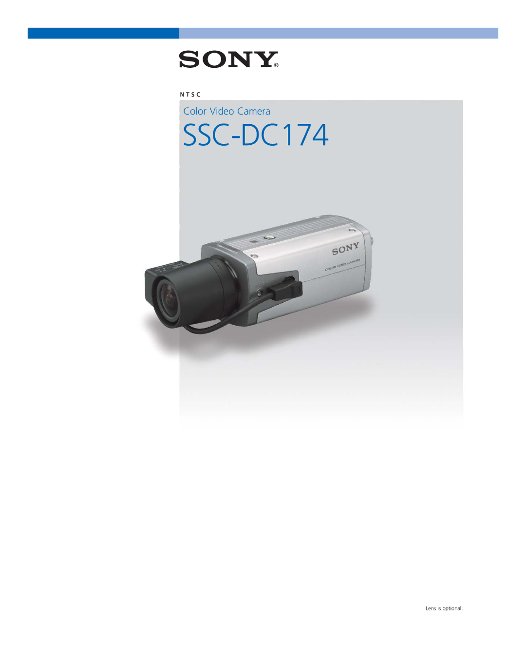 Sony SSCDC174 manual SSC-DC174 