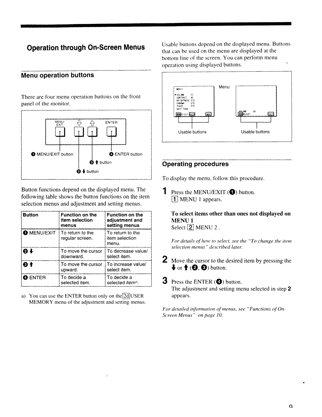 Sony SSM-20N5E/20N5U/20N5A, SSM-14N5E/14N5U/14N5A manual 