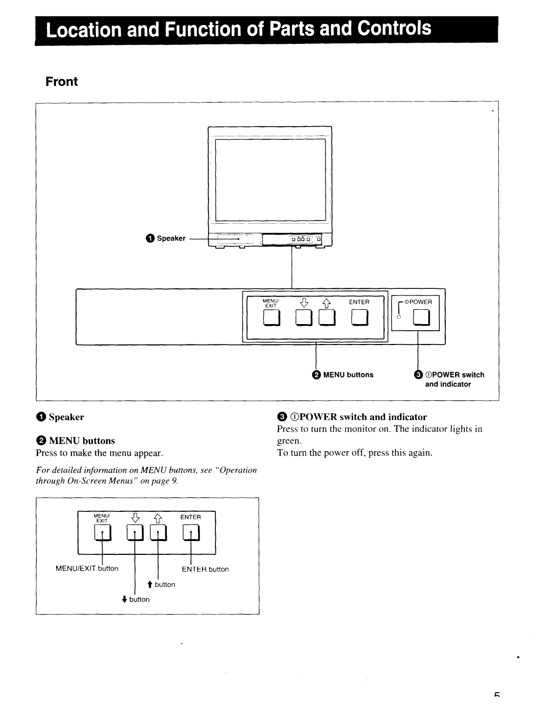 Sony SSM-14N5E/14N5U/14N5A, SSM-20N5E/20N5U/20N5A manual 