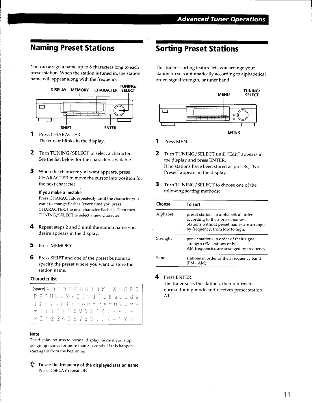 Sony ST-SA50ES manual 