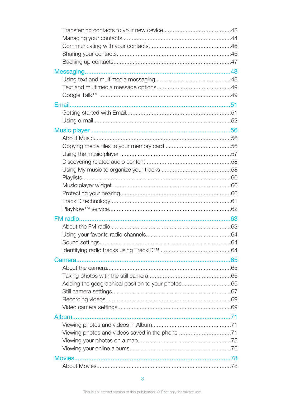 Sony ST26i, ST26a manual Messaging, About Movies 