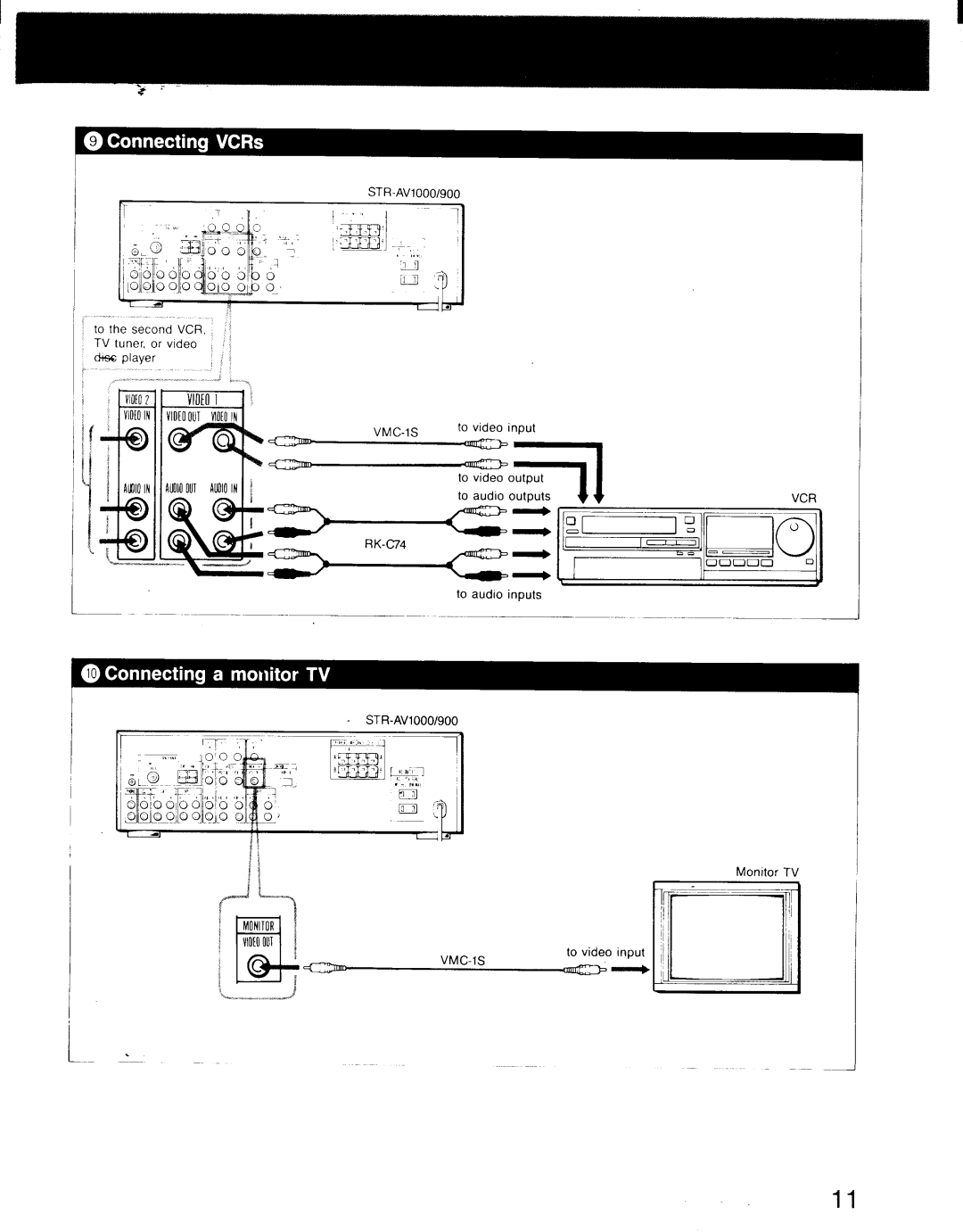 Sony STR-AV1000, STR-AV900 manual 