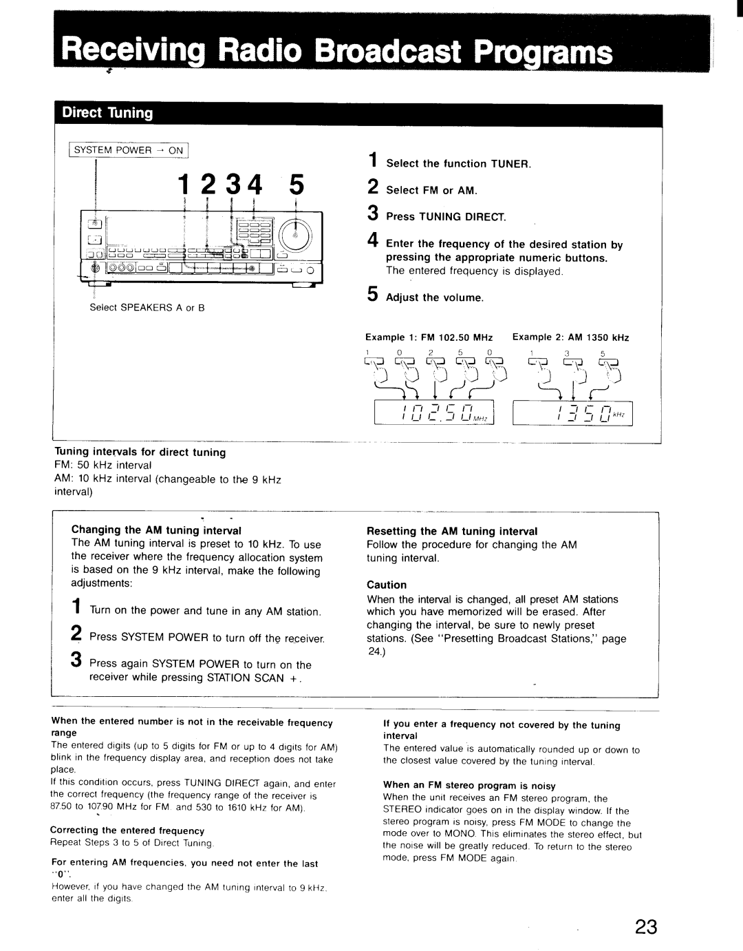 Sony STR-AV1000, STR-AV900 manual 