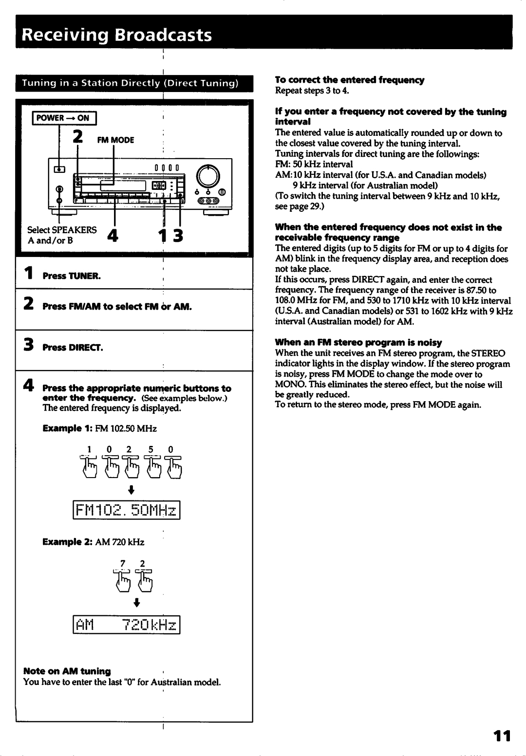 Sony STR-D715 manual 