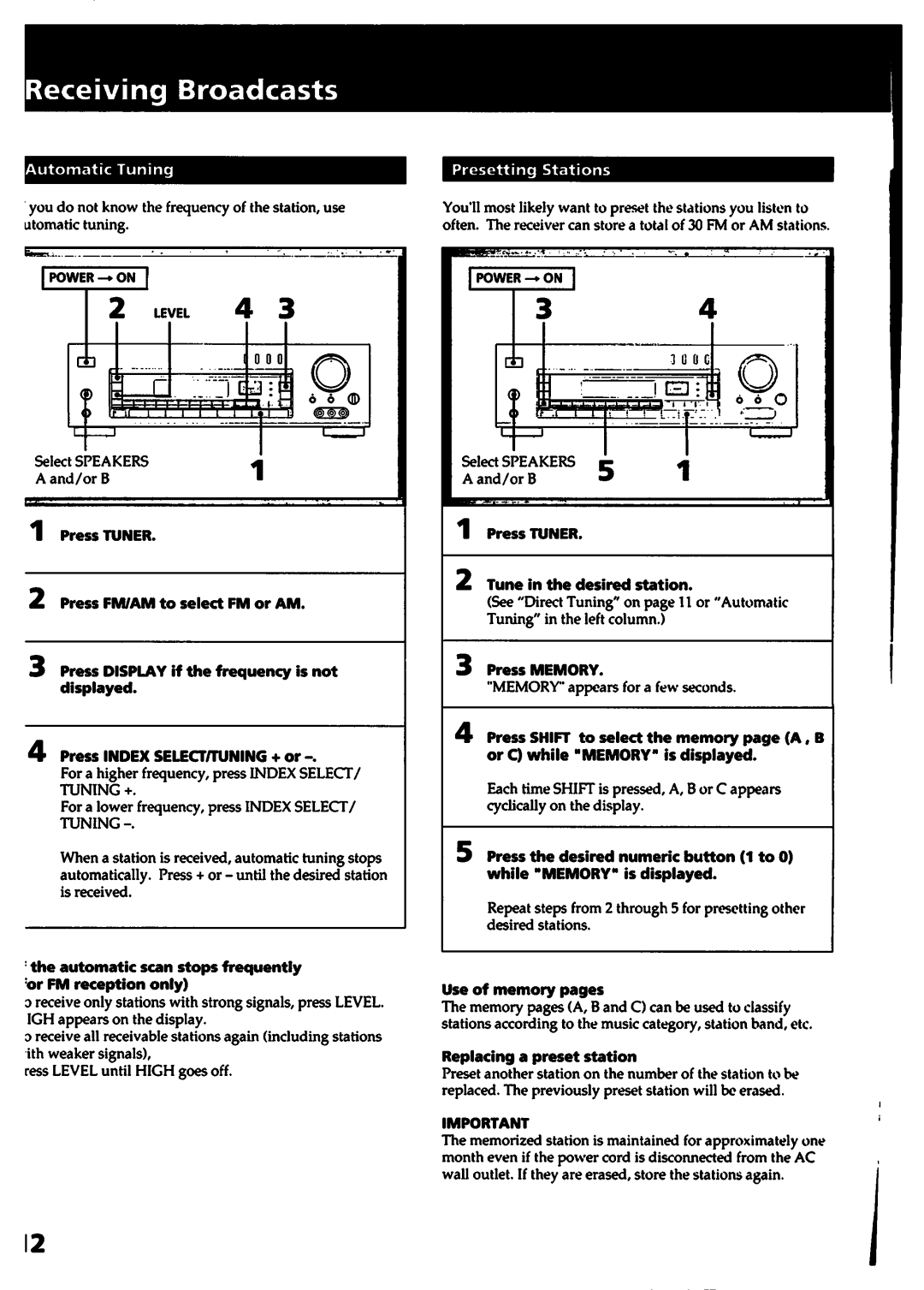 Sony STR-D715 manual 