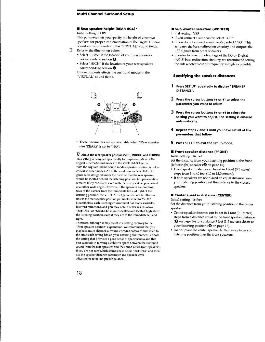 Sony STR-DA333ES, STR-DA555ES manual 