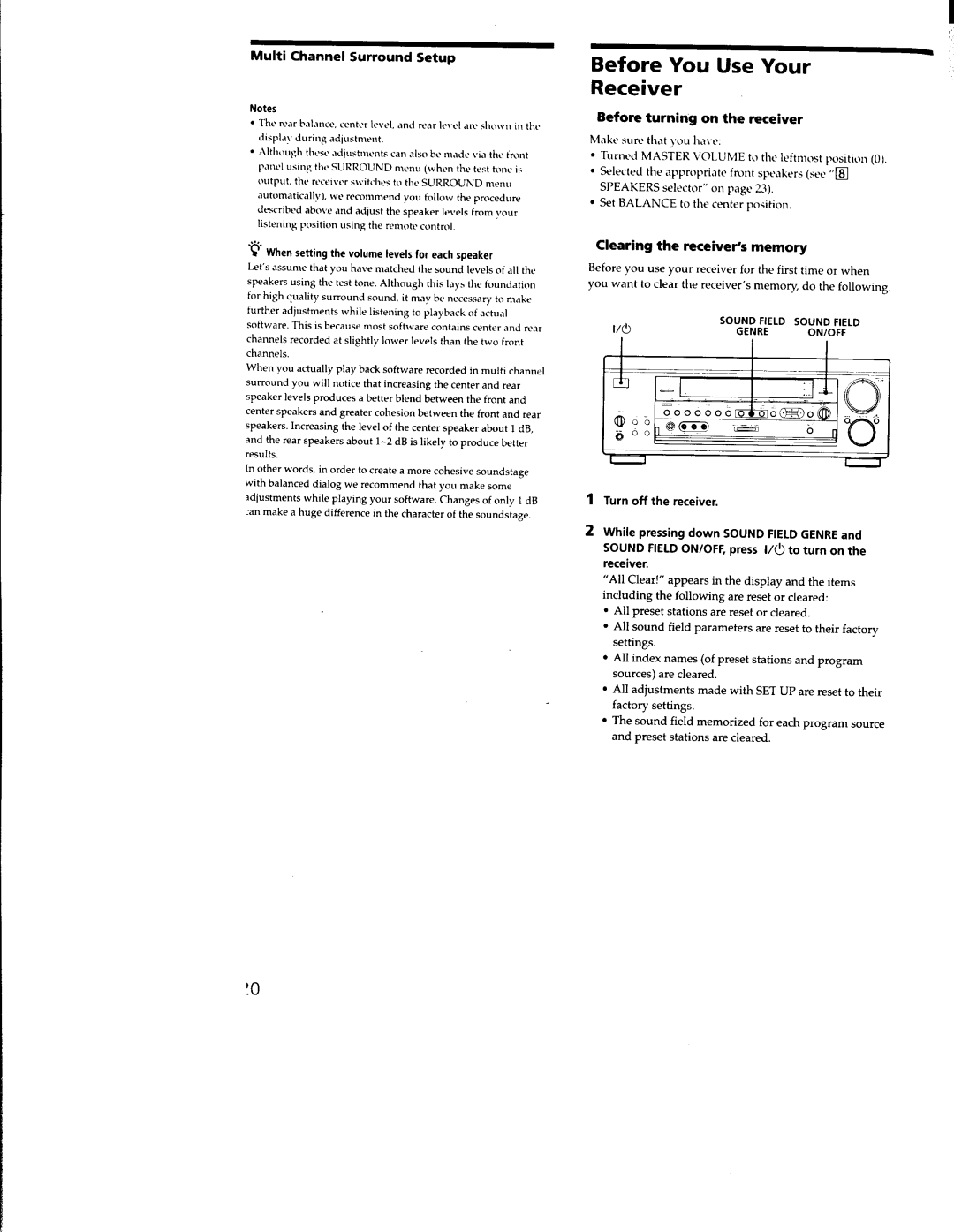 Sony STR-DA333ES, STR-DA555ES manual 