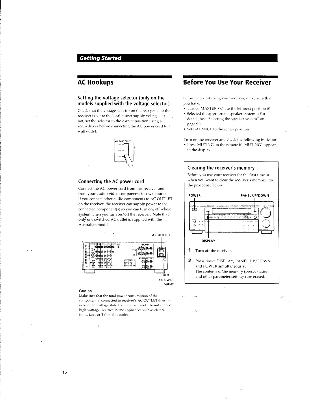 Sony STR-DA80ES manual 