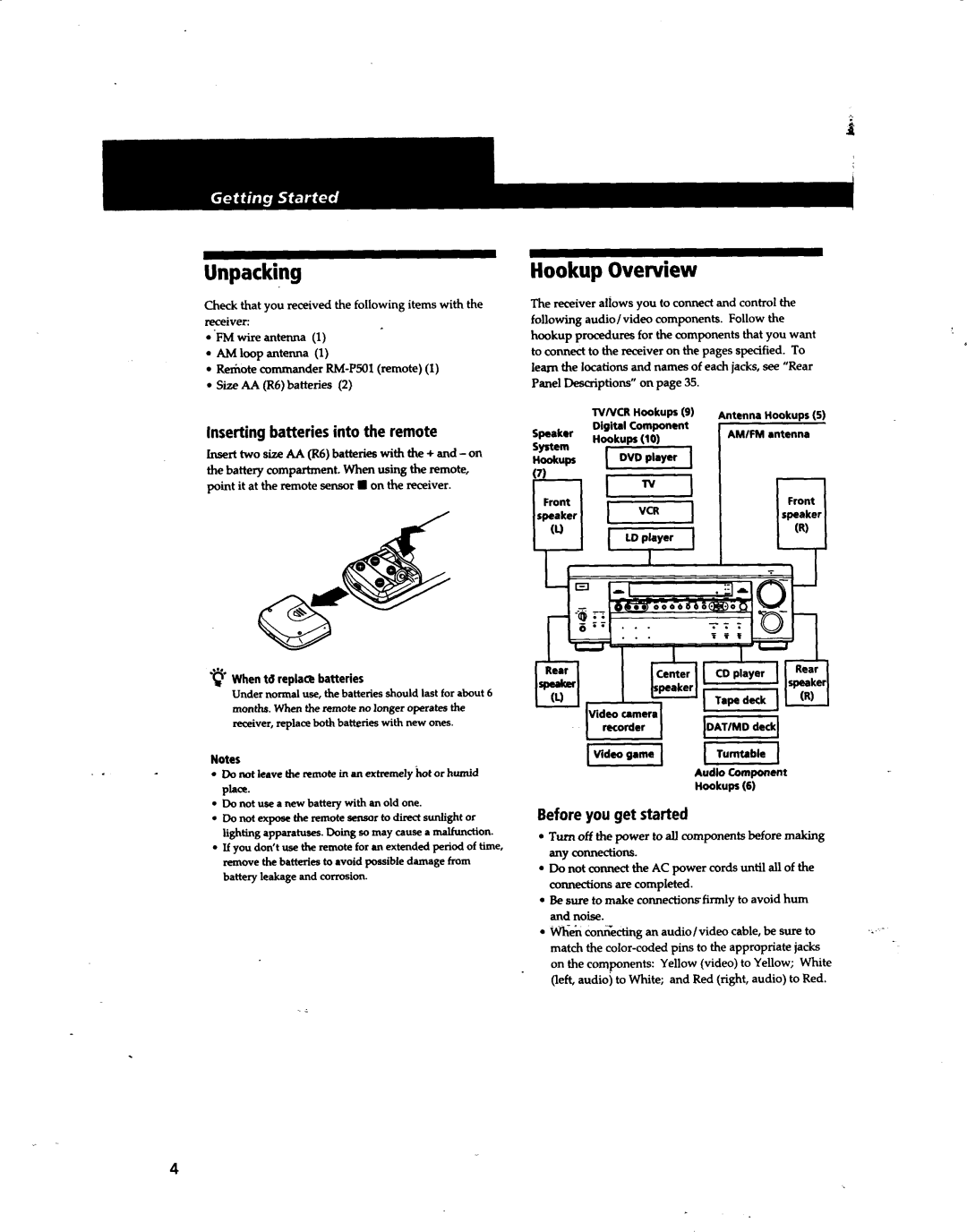 Sony STR-DA80ES manual 