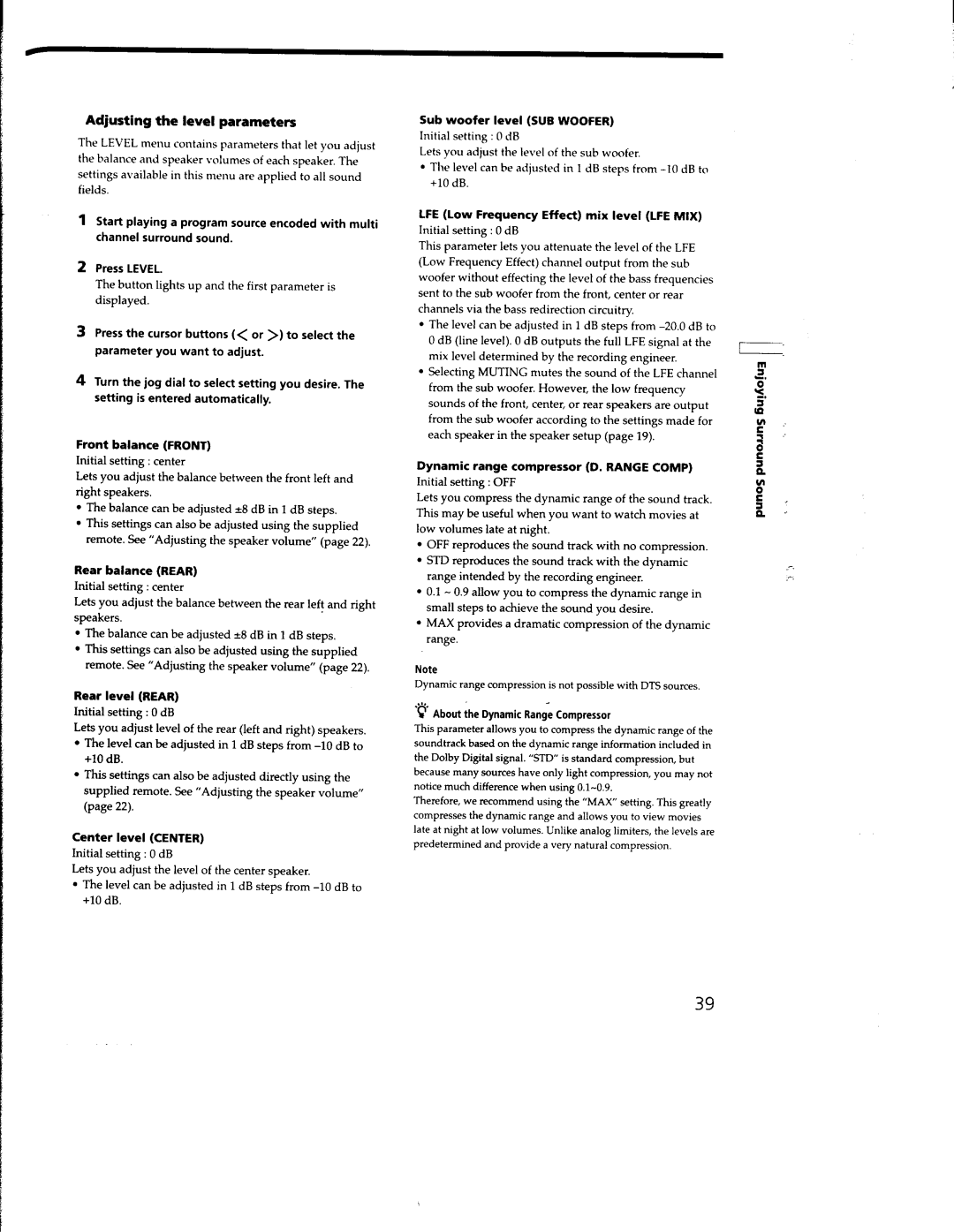 Sony STR-DB930, STR-DB830 manual 