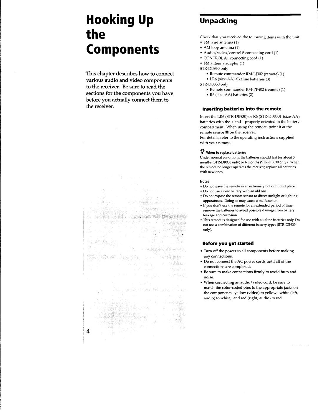 Sony STR-DB830, STR-DB930 manual 