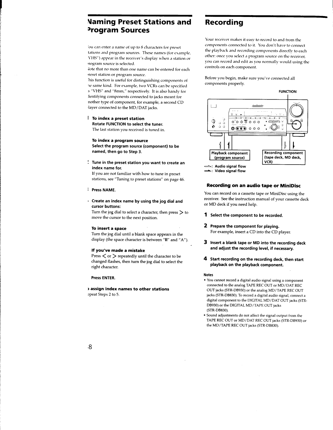 Sony STR-DB830, STR-DB930 manual 