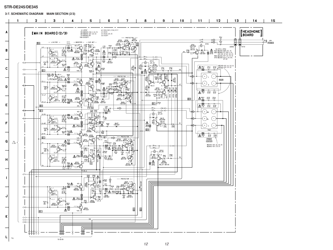 Sony STR-DE245/DE345 specifications Except 