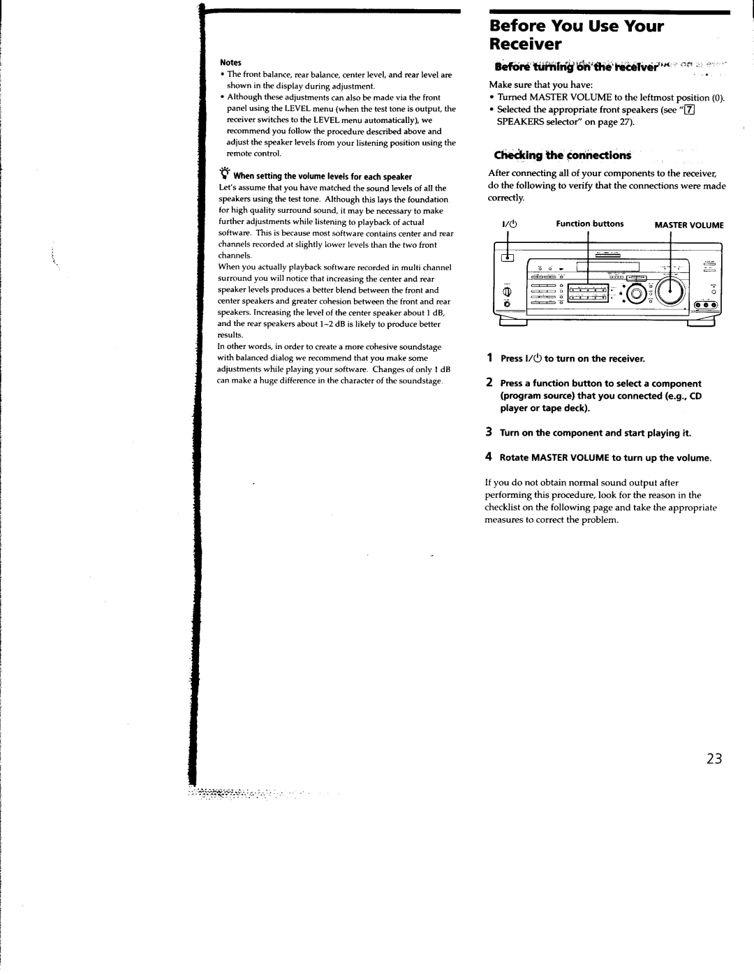 Sony STR-SE951, STR-DE835, STR-DE935 manual 