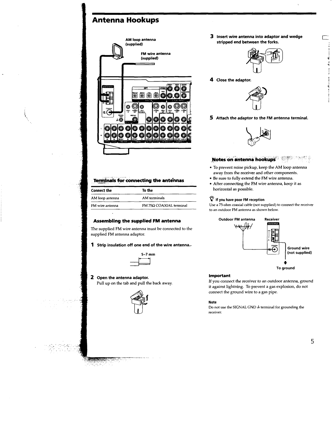 Sony STR-DE935, STR-DE835, STR-SE951 manual 