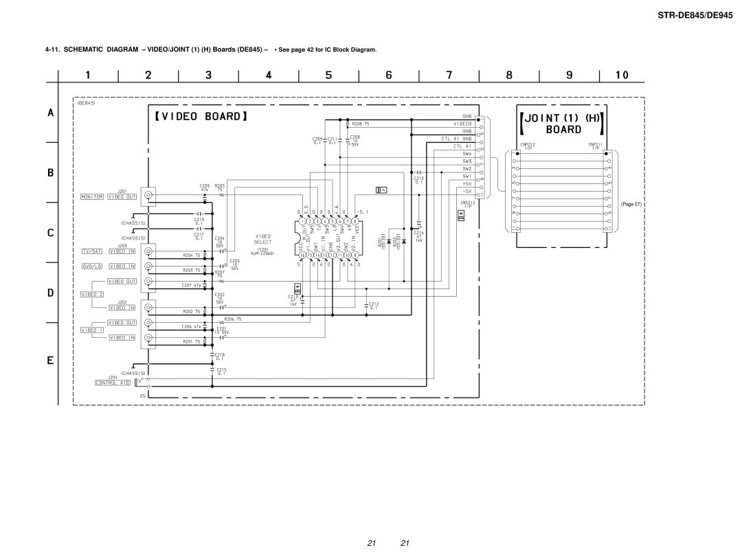 Sony service manual STR-DE845/DE945 