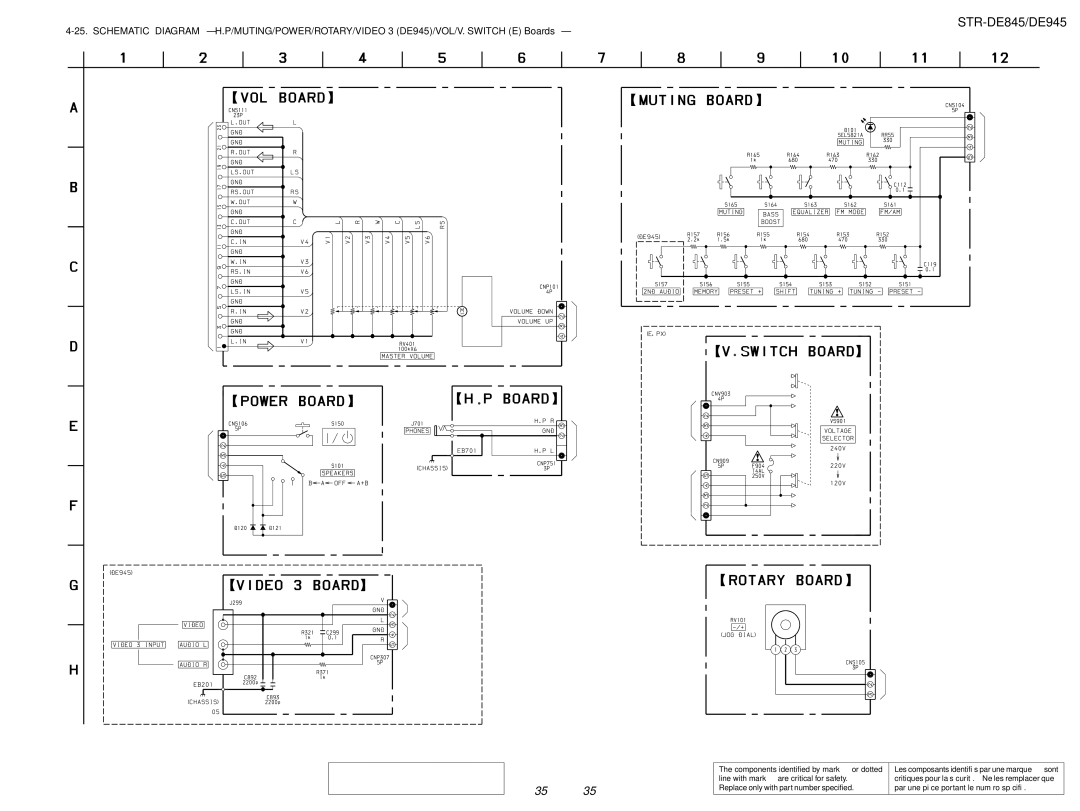 Sony service manual STR-DE845/DE945 