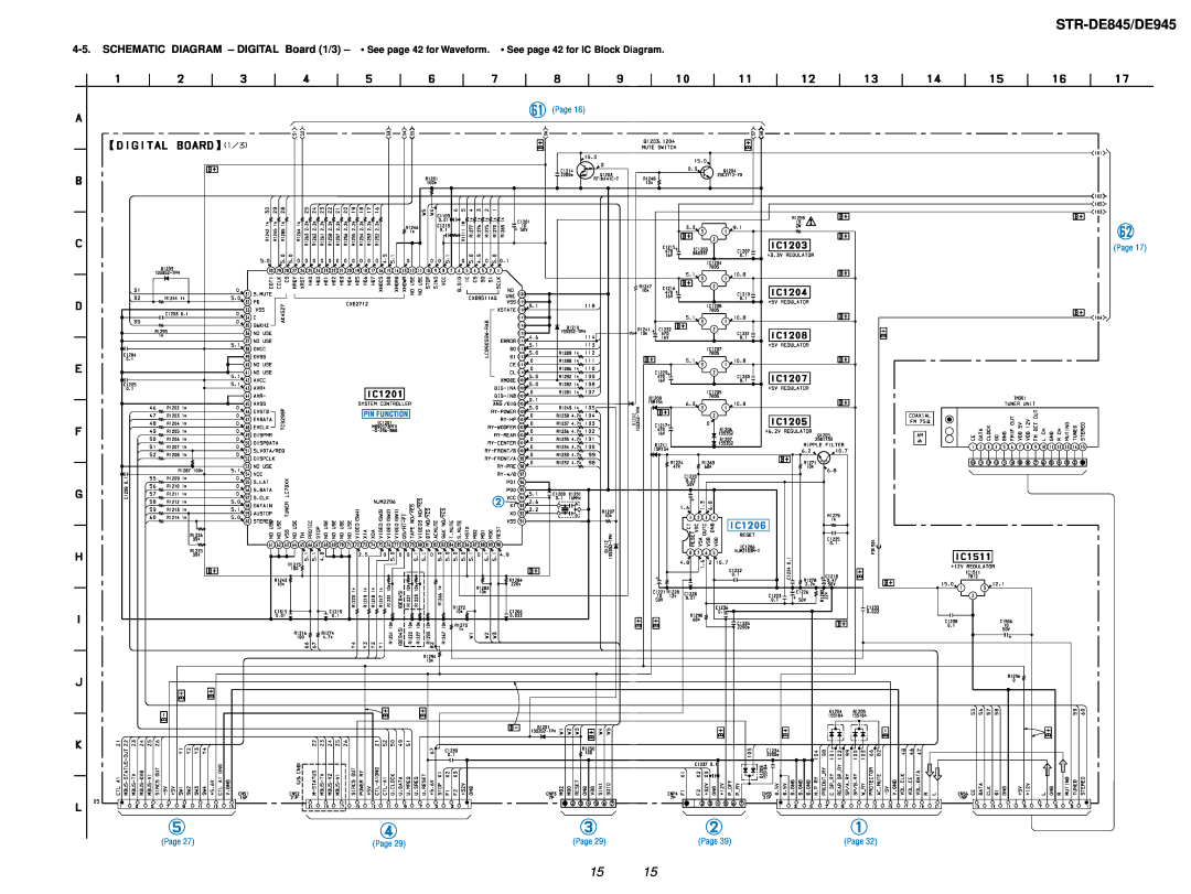 Sony service manual STR-DE845/DE945, Page Page, Pin Function 