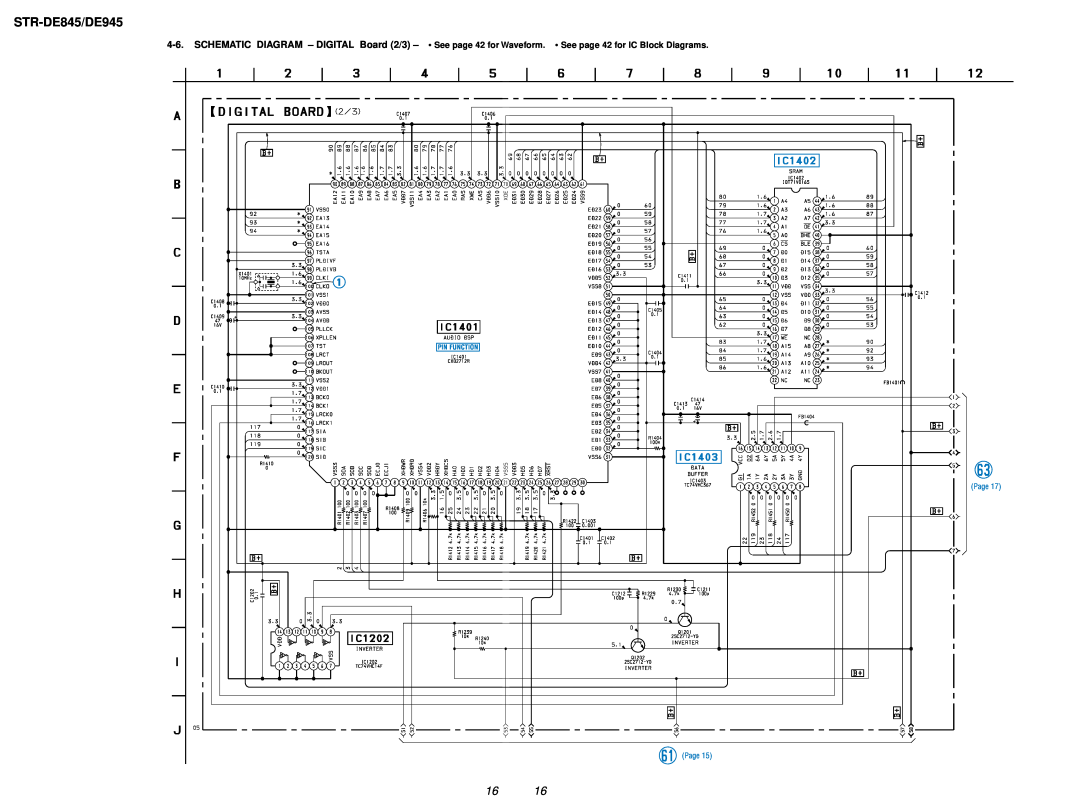 Sony service manual STR-DE845/DE945, Page Page, Pin Function 