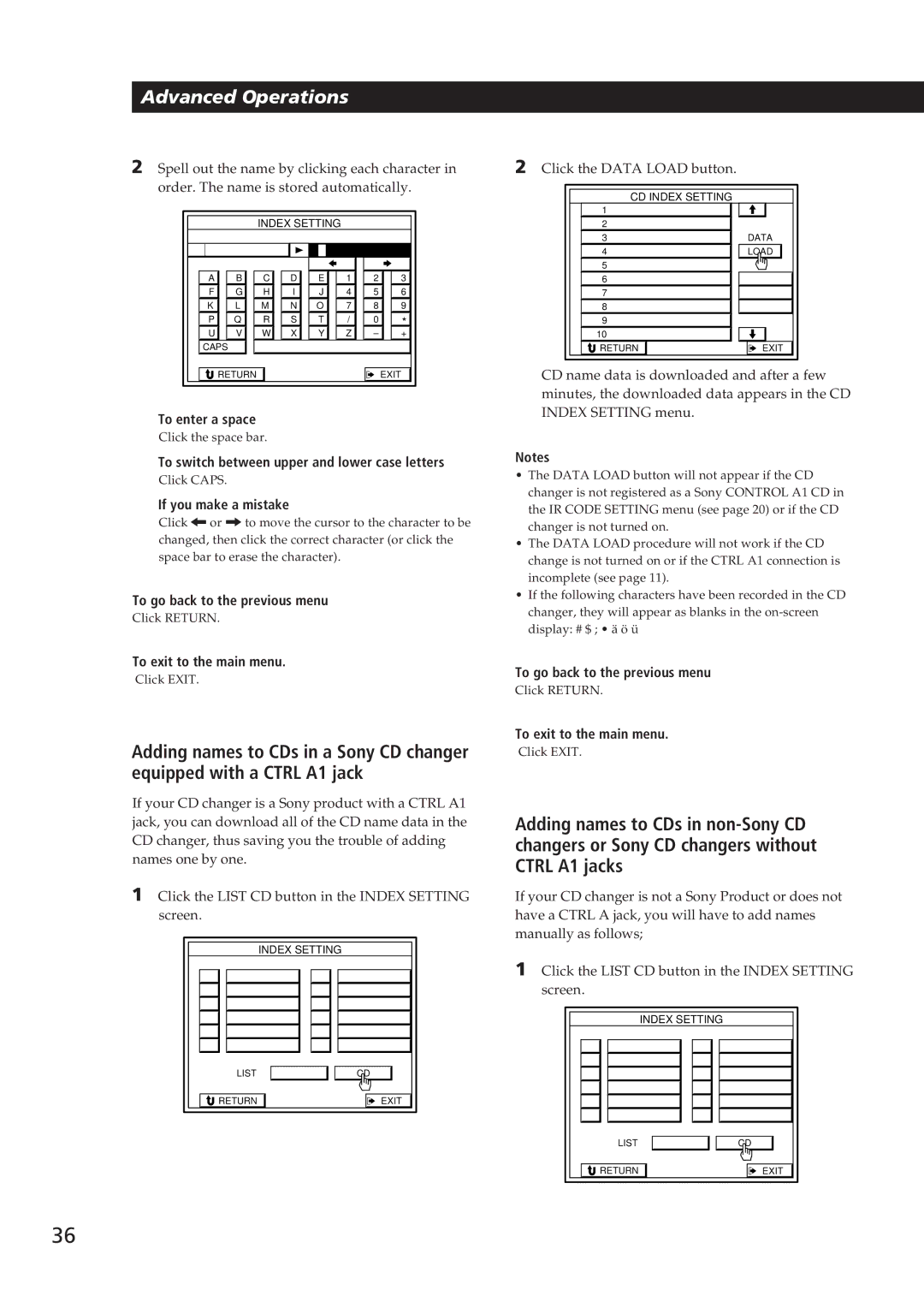 Sony STR-DE905G manual 36EN 