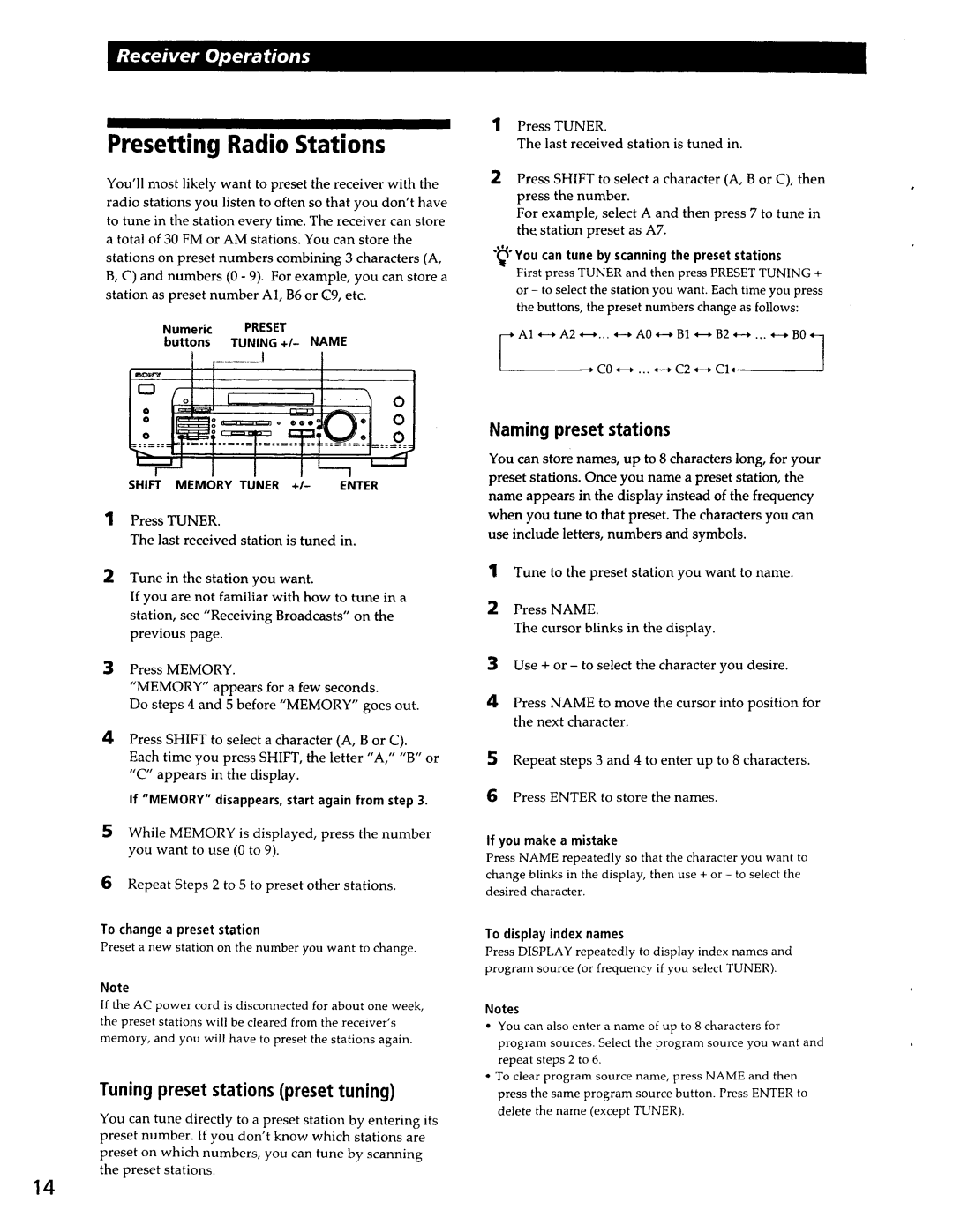 Sony STR-SE391, STR-DE335 manual 