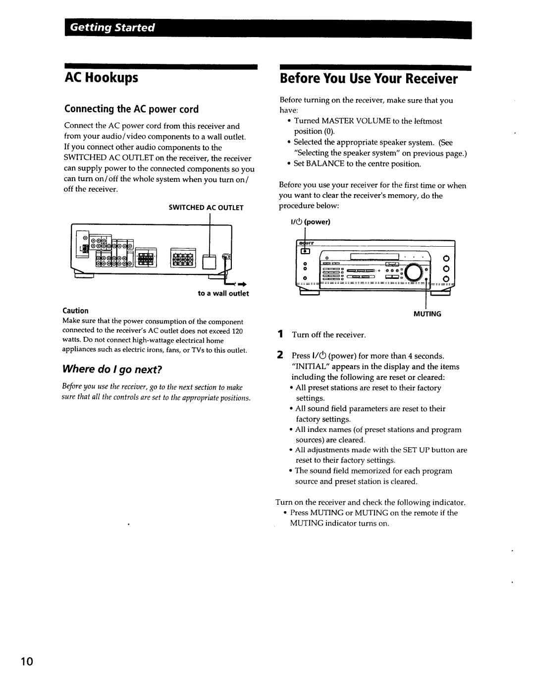 Sony STR-SE391, STR-DE335 manual 